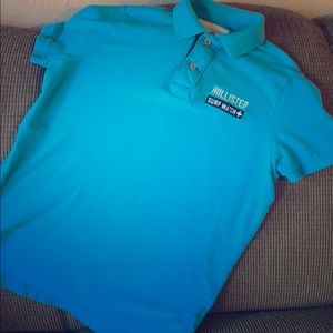 Men’s blue polo